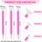 36 pack diamond art painting pens 5d diamond embroidery art pens with 3 drill sizes efficient diamond art pens tools for diy diamond rhinestone painting crafts making (red)